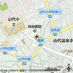 加賀市立山代地区会館周辺の地図