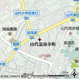 石川県加賀市山代温泉幸町38-2周辺の地図