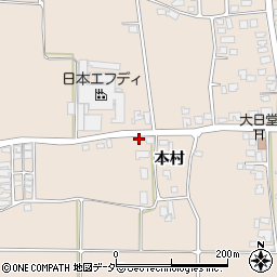 長野県安曇野市豊科本村1946周辺の地図