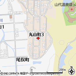 石川県加賀市尾俣町大桜周辺の地図