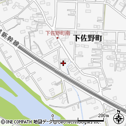 群馬県高崎市下佐野町1076周辺の地図