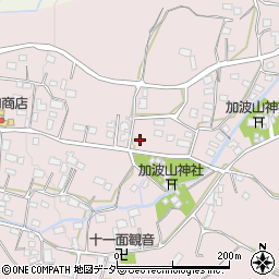 茨城県桜川市真壁町長岡822-1周辺の地図