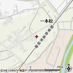 茨城県筑西市一本松1177-1周辺の地図