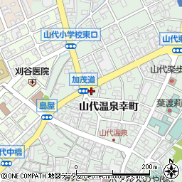 石川県加賀市山代温泉幸町41周辺の地図