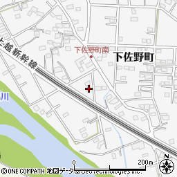 群馬県高崎市下佐野町1068周辺の地図