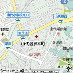石川県加賀市山代温泉幸町27周辺の地図