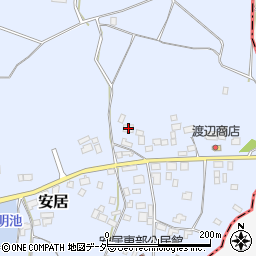 茨城県笠間市安居975周辺の地図