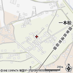 茨城県筑西市一本松1197周辺の地図