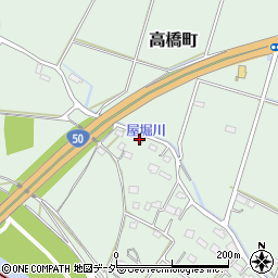 栃木県佐野市高橋町1707周辺の地図