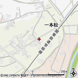 茨城県筑西市一本松1176周辺の地図