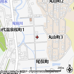 石川県加賀市尾俣町ロ周辺の地図