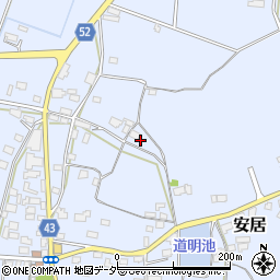 茨城県笠間市安居770周辺の地図
