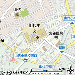 加賀市立山代小学校周辺の地図