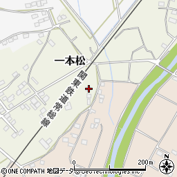茨城県筑西市一本松1155周辺の地図