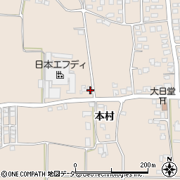 長野県安曇野市豊科2154周辺の地図