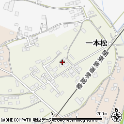 茨城県筑西市一本松1200周辺の地図