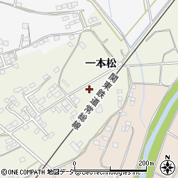 茨城県筑西市一本松1166周辺の地図