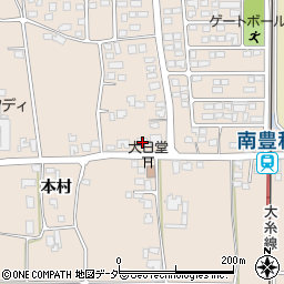 長野県安曇野市豊科本村2198周辺の地図