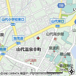 石川県加賀市山代温泉幸町18周辺の地図