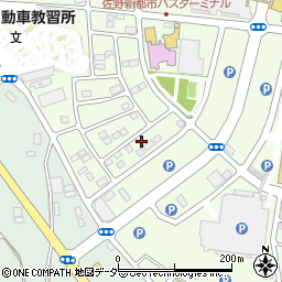 栃木県佐野市越名町2065-13周辺の地図