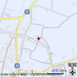 茨城県笠間市安居756周辺の地図