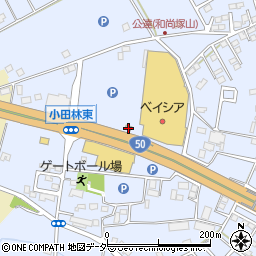 吉野家 カインズ結城店周辺の地図