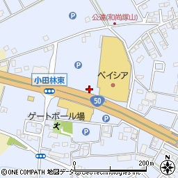 吉野家カインズホーム結城店周辺の地図