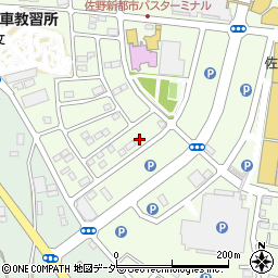 栃木県佐野市越名町2065-4周辺の地図
