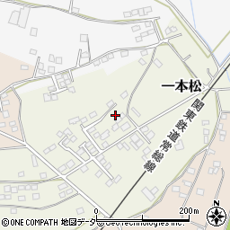 茨城県筑西市一本松1200-4周辺の地図