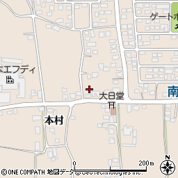 長野県安曇野市豊科本村2196周辺の地図