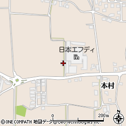 長野県安曇野市豊科本村2018周辺の地図