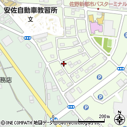栃木県佐野市越名町2066-1周辺の地図