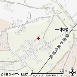 茨城県筑西市一本松1200-7周辺の地図