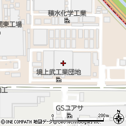 積水化学工業群馬工場周辺の地図