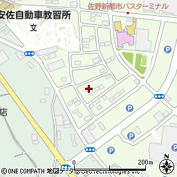 栃木県佐野市越名町2066-2周辺の地図