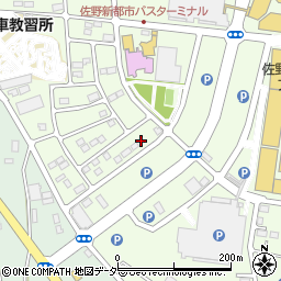 栃木県佐野市越名町2065-3周辺の地図
