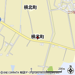 石川県加賀市横北町カ周辺の地図