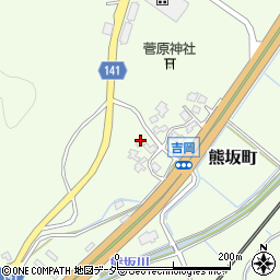 石川県加賀市熊坂町（ク）周辺の地図