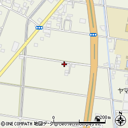 茨城県筑西市一本松649-2周辺の地図
