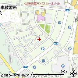 栃木県佐野市越名町2065-15周辺の地図