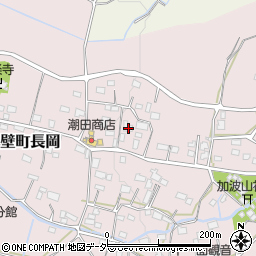 茨城県桜川市真壁町長岡556-1周辺の地図