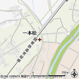 茨城県筑西市一本松1148-5周辺の地図