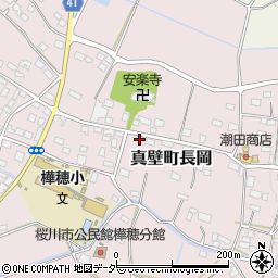 茨城県桜川市真壁町長岡598-1周辺の地図