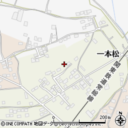 茨城県筑西市一本松1201-2周辺の地図