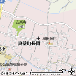 茨城県桜川市真壁町長岡519-5周辺の地図
