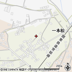 茨城県筑西市一本松1200-5周辺の地図