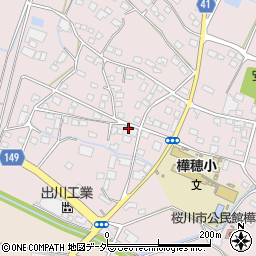 茨城県桜川市真壁町長岡361-3周辺の地図