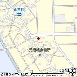 群馬県伊勢崎市山王町2776周辺の地図