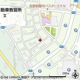 栃木県佐野市越名町2066-6周辺の地図