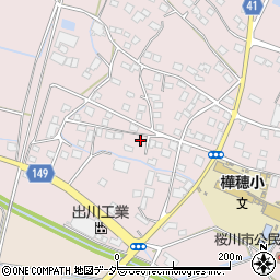 茨城県桜川市真壁町長岡358-2周辺の地図